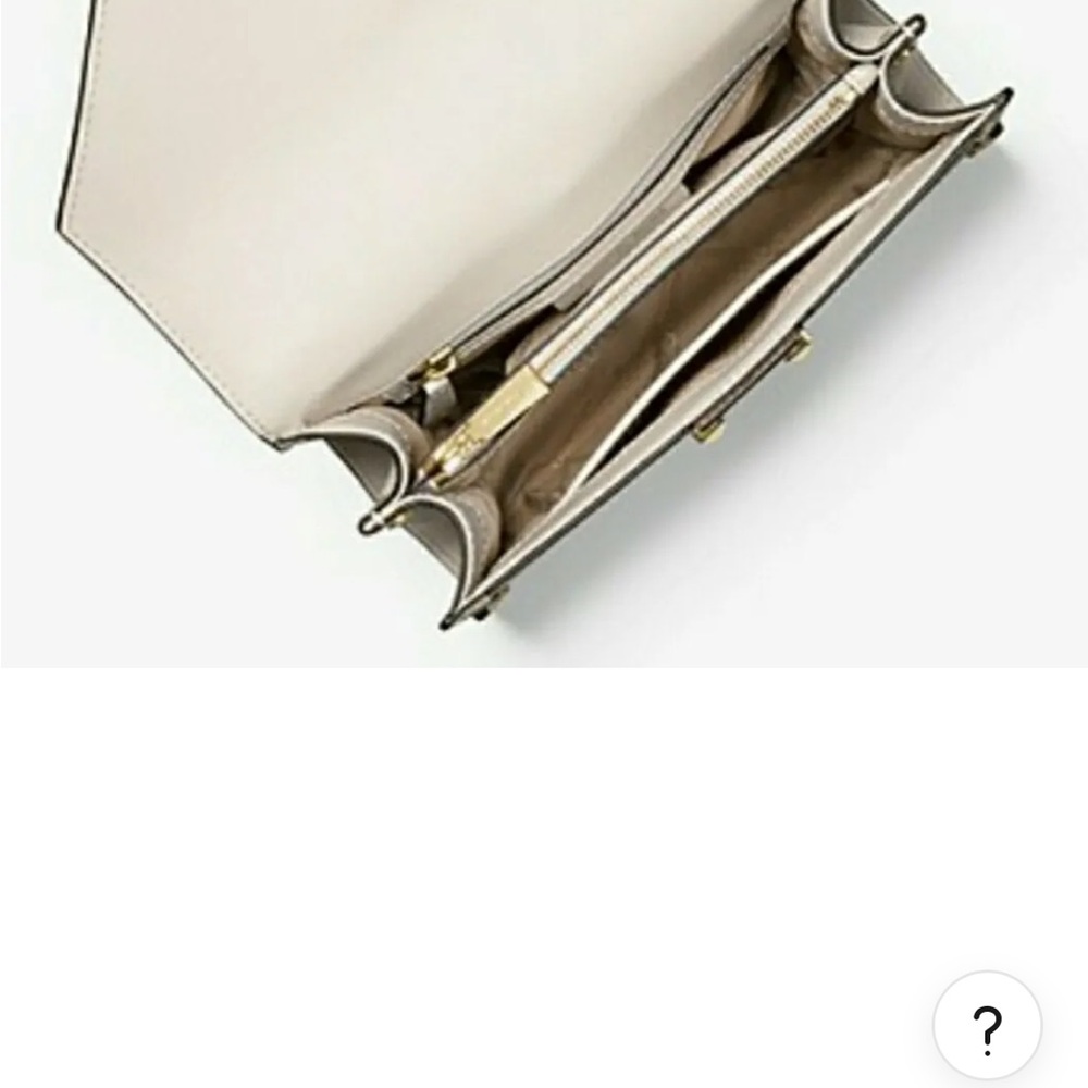 Michael Kors White and Pink Studded Shoulder Bag - Picture 5 of 10